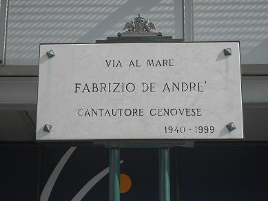 Via al Mare Fabrizio De André